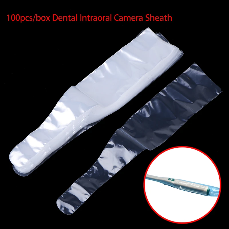 100pcs/box Disposable Dental Intraoral Camera Protective Sheath Covers