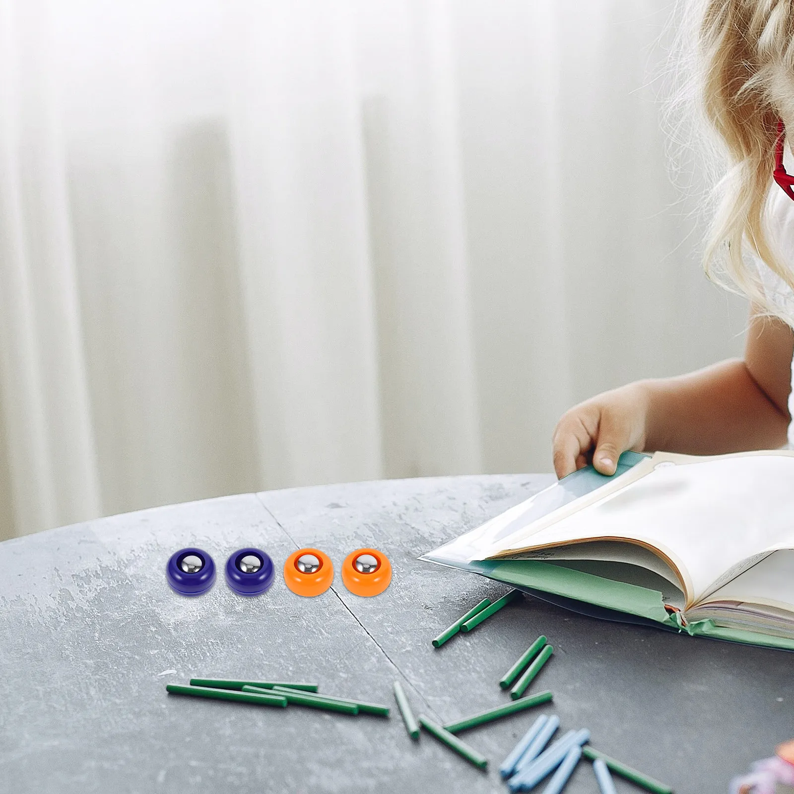 20개 테이블탑 컬링 스포츠 세트 미니 셔플보드 퍽 롤러 실내외 다용도 활용