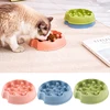 Slow Feeder Dog Bowls Dish Puppy Food Water Bowl For Dog Cat Non Slip Slow Eating Puzzle Maze Fun Pets Feeding Bowl Anti-gulping 2