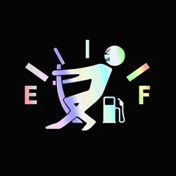 Personalized Waterproof Reflective Fuel Tank Decal - Tearable & Funny Design (Laser)