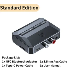 Wireless Bluetooth 5.3 Audio Receiver with NFC and Hi - Fi Stereo Sound System - V5.3 (Standard Edition)