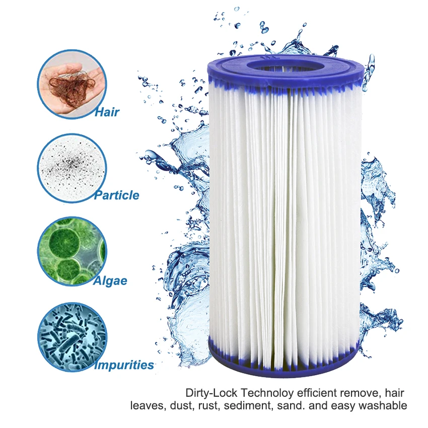 수영장 펌프 필터 카트리지 타입 III 58012, 수영장 필터 530 gal, 800 gal, 1000gal