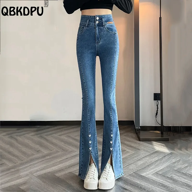 Black Flare Pants Slim Women Clothing Korean Fashion 2022 High Waist  Trousers Casual Office Formal Pantalon Femme 2021 New