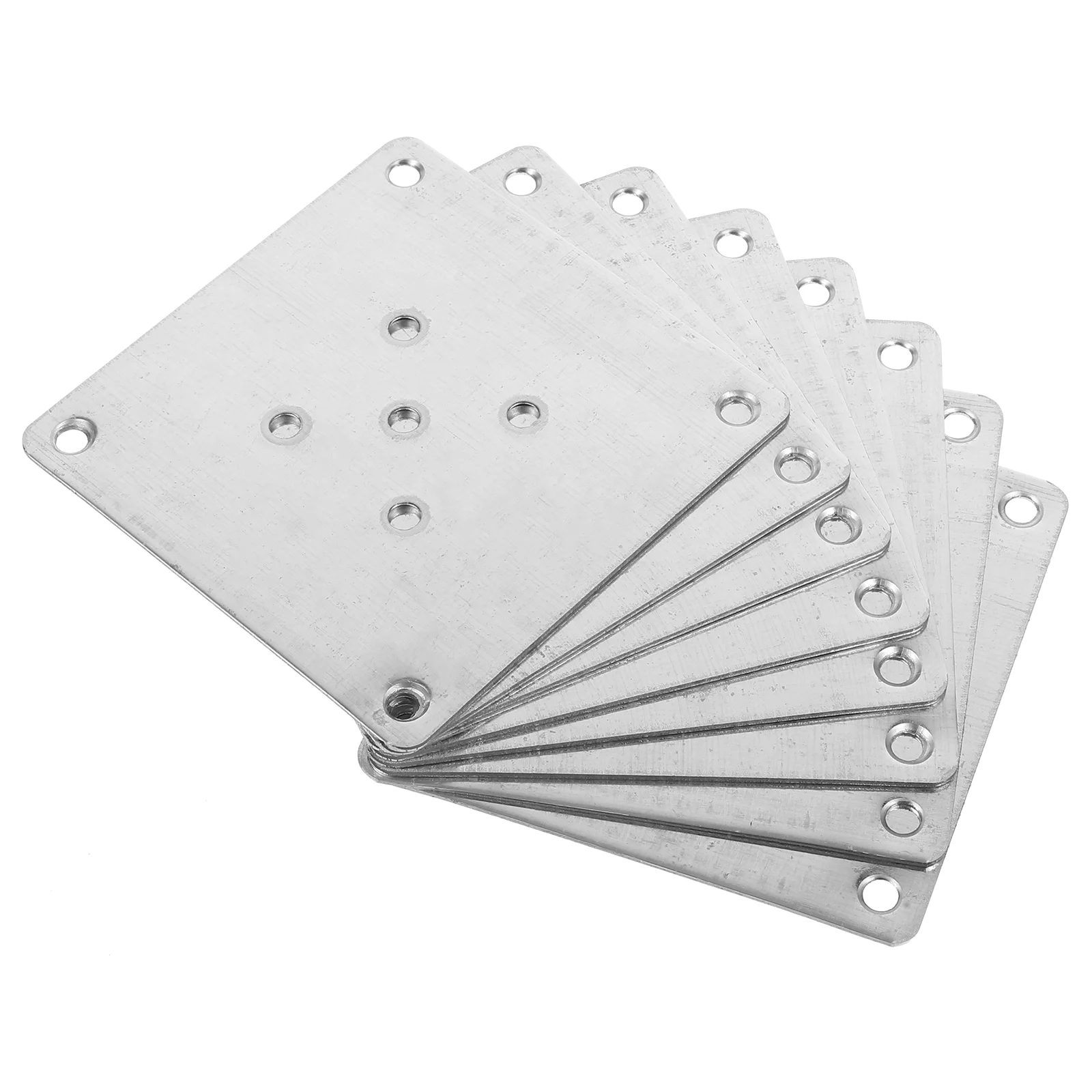 

8 Pcs Furniture Sofa Legs Thickened Metal Table Connection Fixing Piece Mounting Plates for Brackets Desk Attachment Couch
