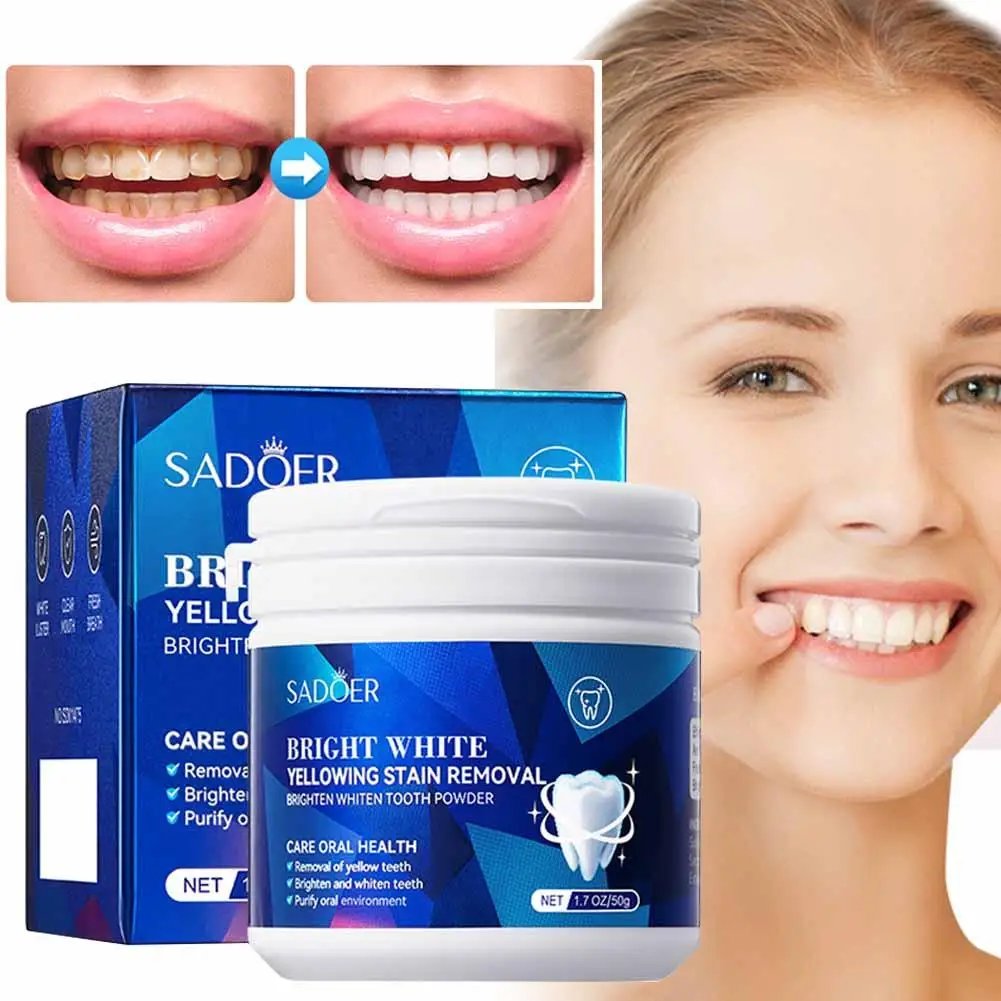 50g Teeth Whitening Powder Toothpaste Cleansing Tartar And Fixes Teeth Dental Calculus Remover Whitening Removal Bad Breath
