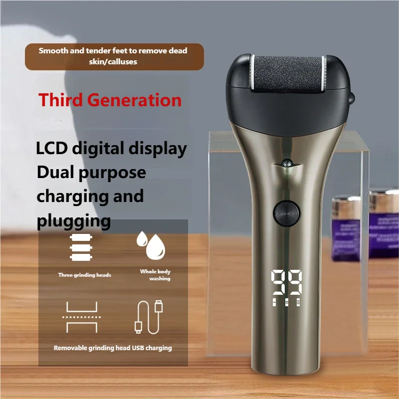 Eletric Pedicure Tools Grinding Exfoliator For Heel Callus Foot