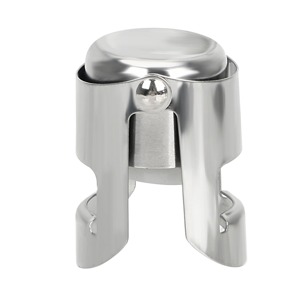 1pcs Stainless Steel Wine Stopper Champagne Sparkling Bottles Keep Bubbles Home Bar Tools wine stopper wine stoppers