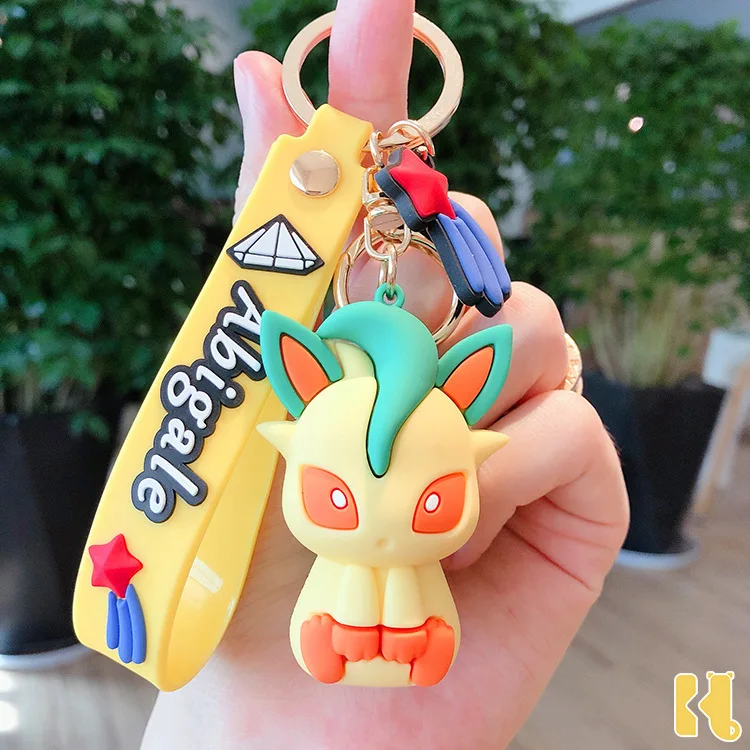 Porte-clés en PVC Pokémon Anime Figure, Eevee, Pikachu, Vaporeon, Umbreon,  Glaceon, Sac, Porte-clés, Charme, Jouets pour enfants, Cadeaux  d'anniversaire - AliExpress