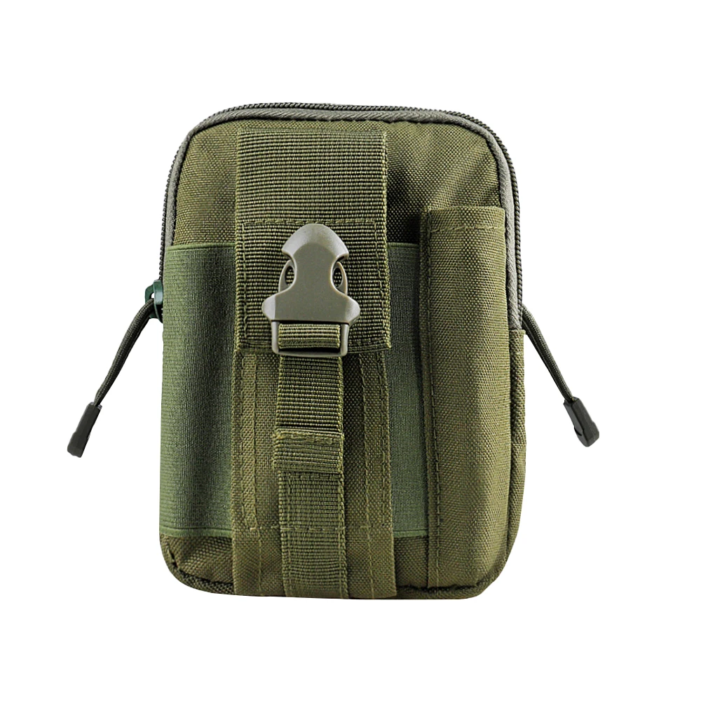 Men Molle Tactical Pouch Belt Waist Pack Small Pocket Survival Tool Bag Runing Travel Camping Hunting Hiking