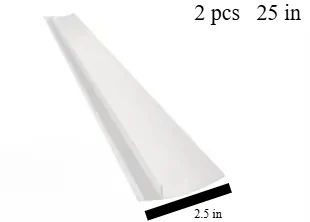 Silver Stainless Steel Adjustable Stove Gap Covers - Set of 4, Easy-to-Clean Kitchen Counter Fillers