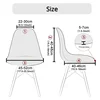 1/2/3/4/5/6Pcs Family Pack Chair Cover Waterproof Adjustable Seat Cover Thin in Summer Dining Room Antifouling Removable 2