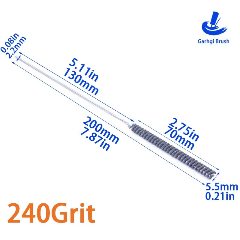High-Performance 240 Grit Cylinder Honing Brush for Metal Grinding & Deburring