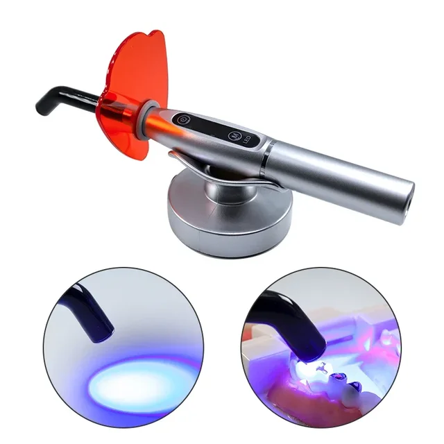 5W Dental Power LED Light Curing Machine: Wireless, Strong and Metal Head for Oral Photosensitive Lamp and Teeth Whitening Resin