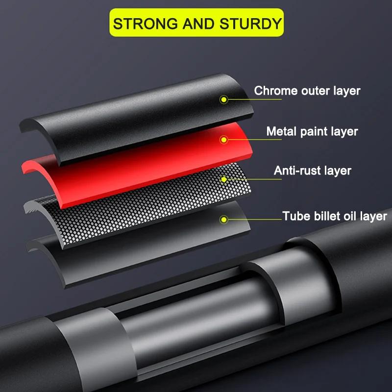 90-130cm Pull Up Door Horizontal Bar Grips Wall Home Hanging Training Gym Exercise Sport Fitness Ring Equipment