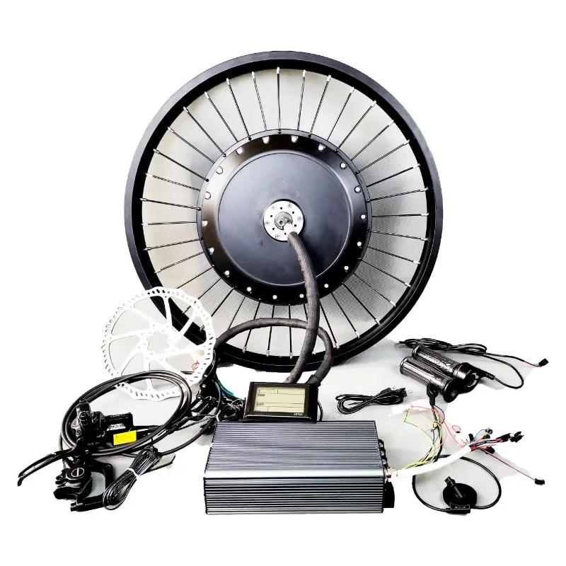 Electric Bicycle Conversion Kits, E-Cycle Ebike, Fat Tire Wheel Kit, Cheap Bike Parts, 48V, 3000W