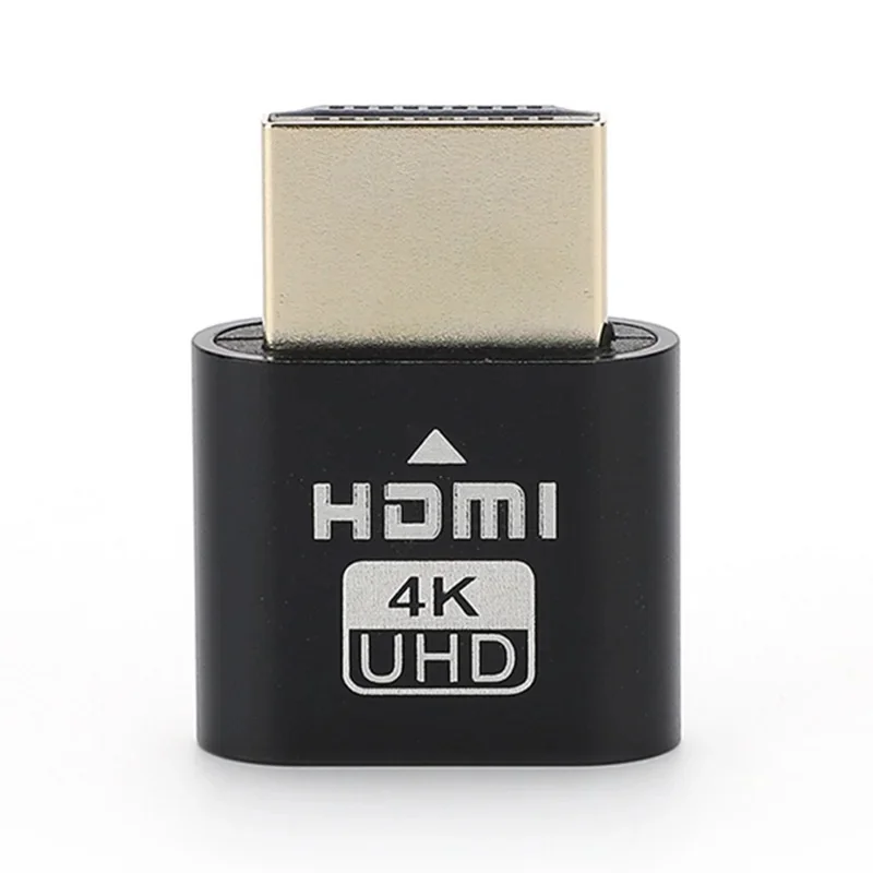 4K HDMI Virtual Display Adapter - LED Dummy Emulator Plug