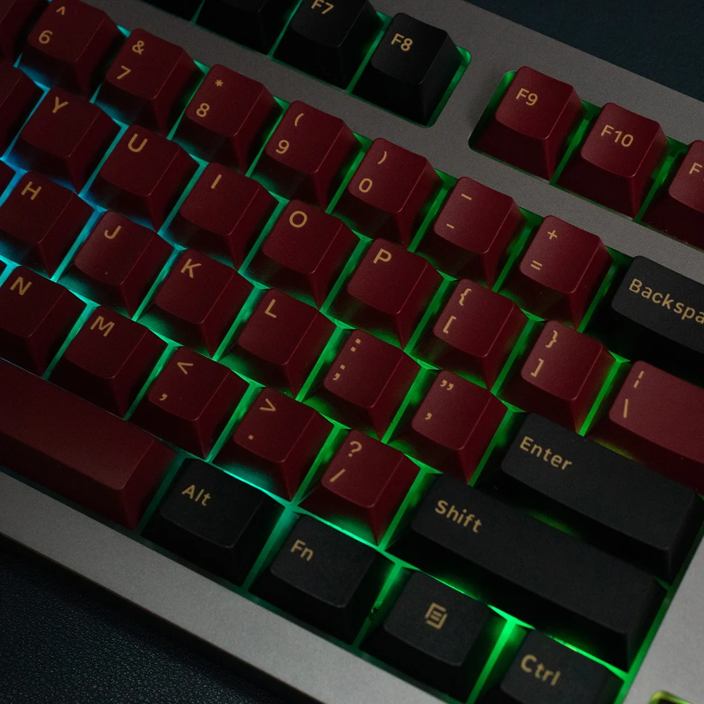メカニカルキーボード用サムライキーキャップ、ダブルショット