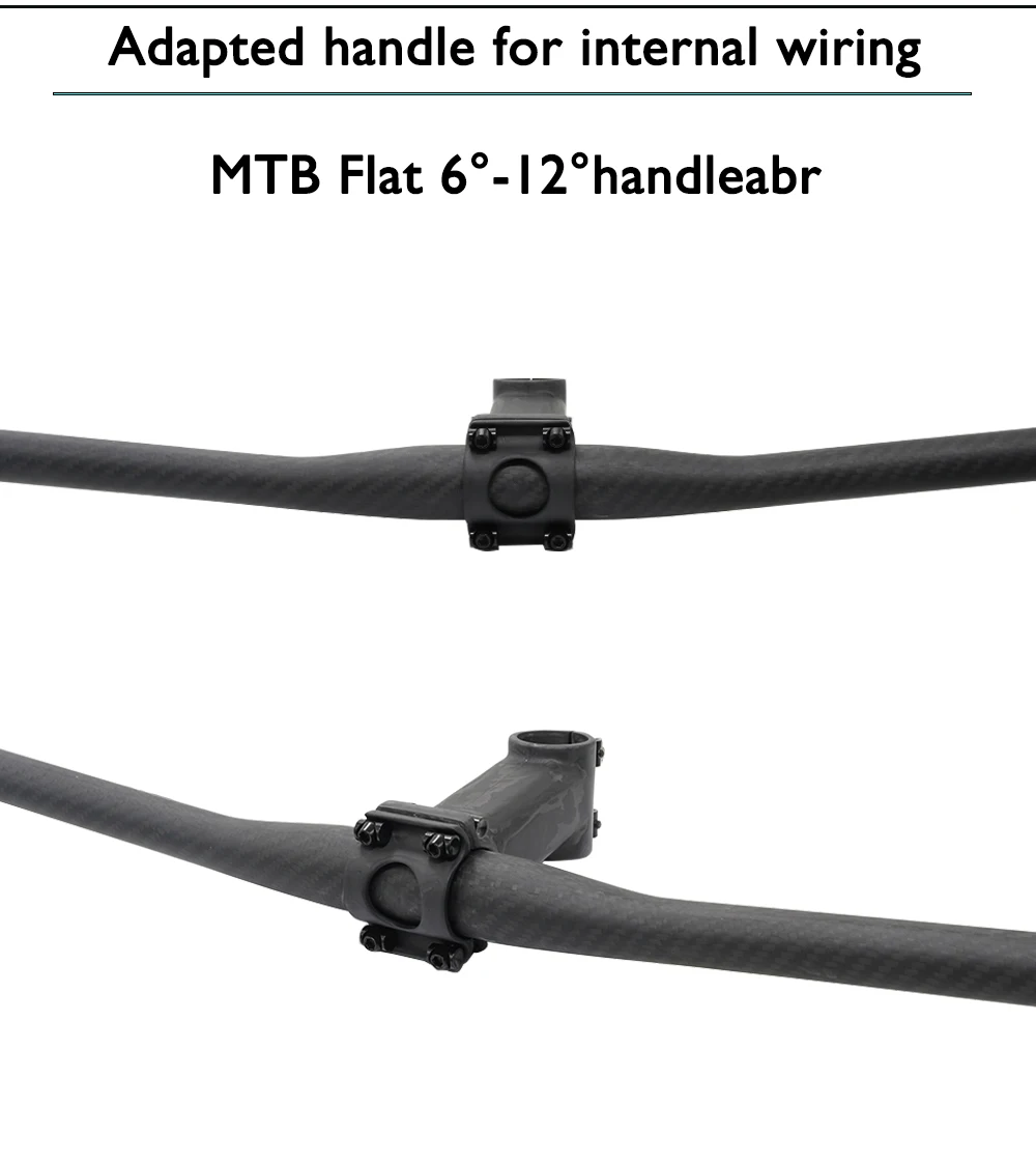 DARIMO IX4 Vollcarbon-Vorbau, geeignet für Road/x-cross/MTB, UD matt, 31,8 mm, 6 ° /12 ° /17 °, 60-120 mm, Fahrradzubehör – Detail 19