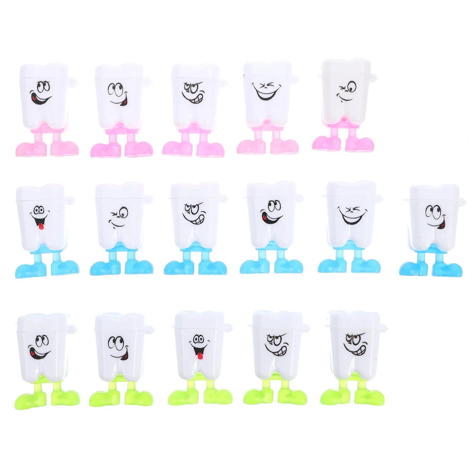 

50 Pcs Tooth Box Organizer Case Teeth for Baby Dental Tray Container Storage Keepsake Plastic Holder