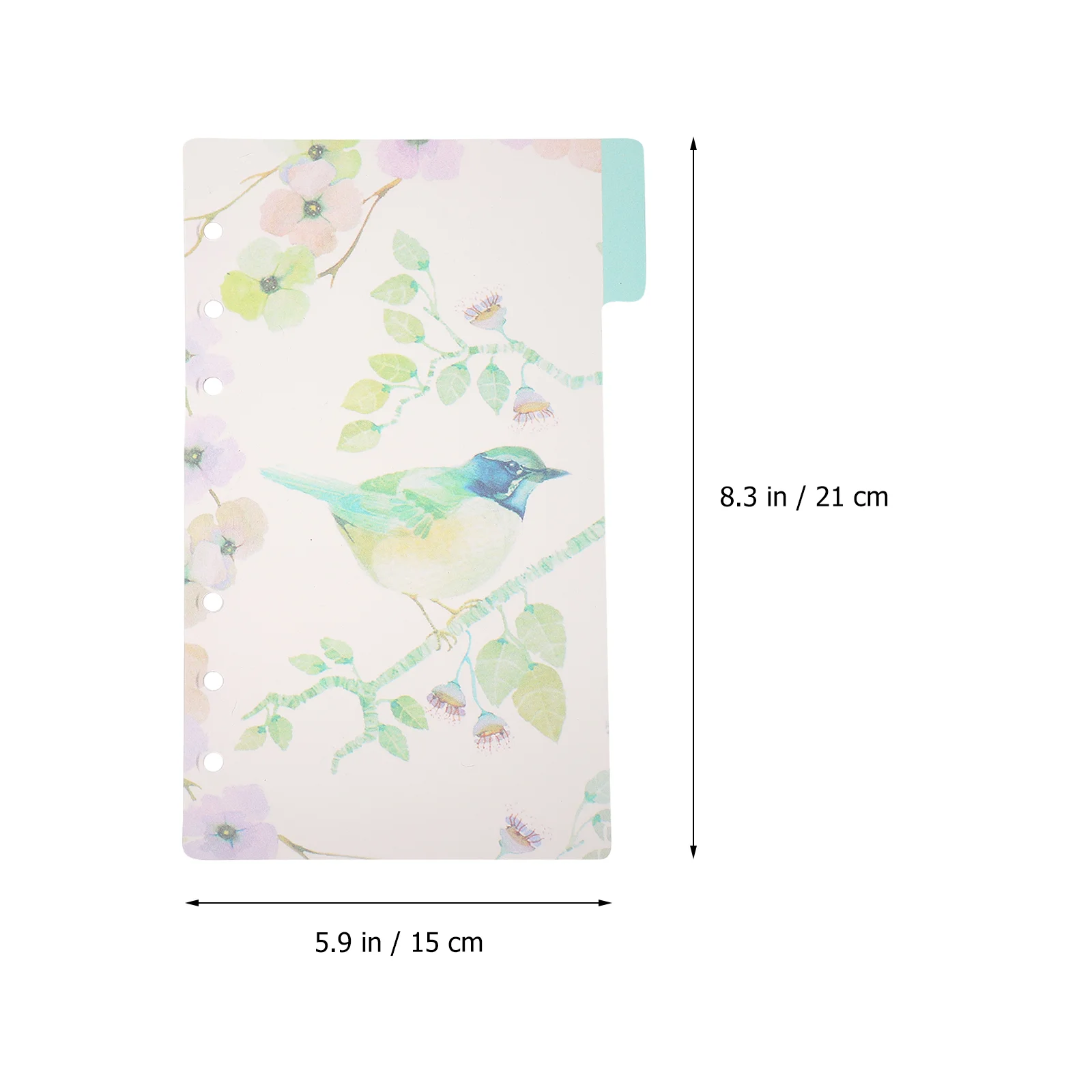 

2 Sets Hand Account Pocket Slip Binder Clips Colored File Folders Plastic Index Dividers