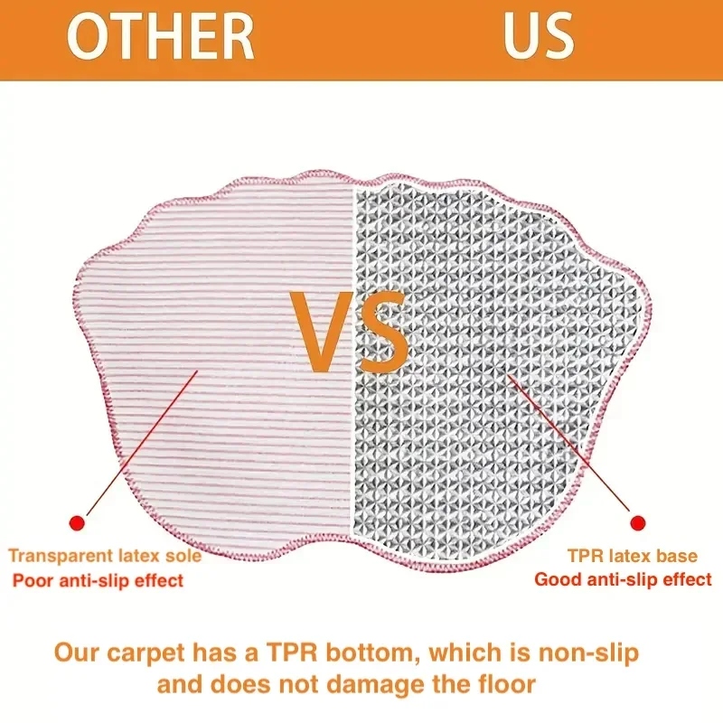 Ultra-Absorbent Non-Slip Microfiber Bathroom Rug - Soft & Machine Washable