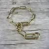 Classic Show Quality Strong Solid Copper Dog Chain Leash Dog Collar Brass P Chain Special For Middle Giant Dogs 5