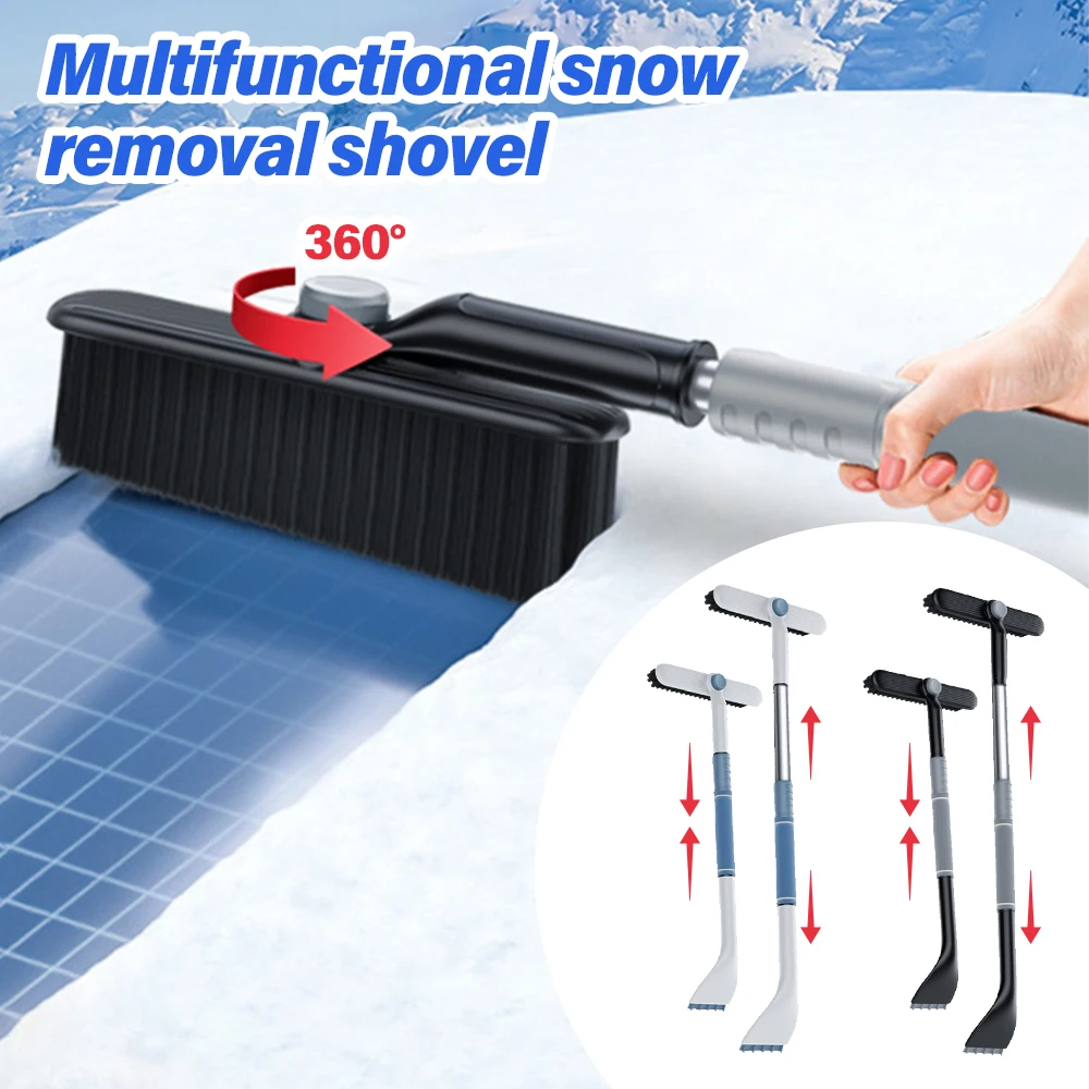 44 Inch Ice Scraper and Snow Brush for Car Windshield, Extendable Snow  Removal B