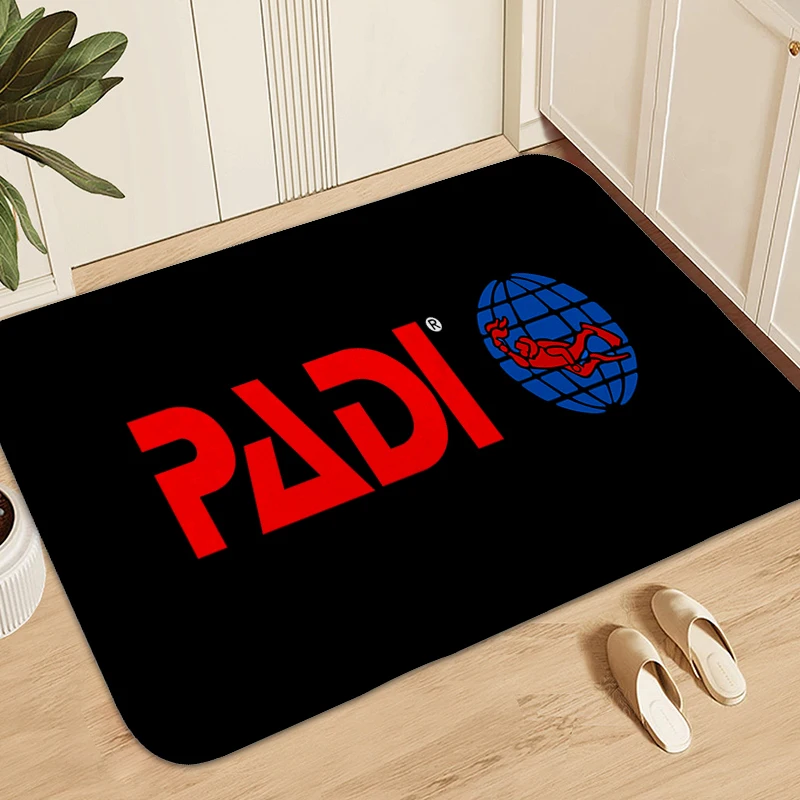 

Floor Mats Front Door P-Padi Washable Non-slip Kitchen Living Room Rug Toilet Bedroom Bathroom Floor Carpet Entrance Doormat