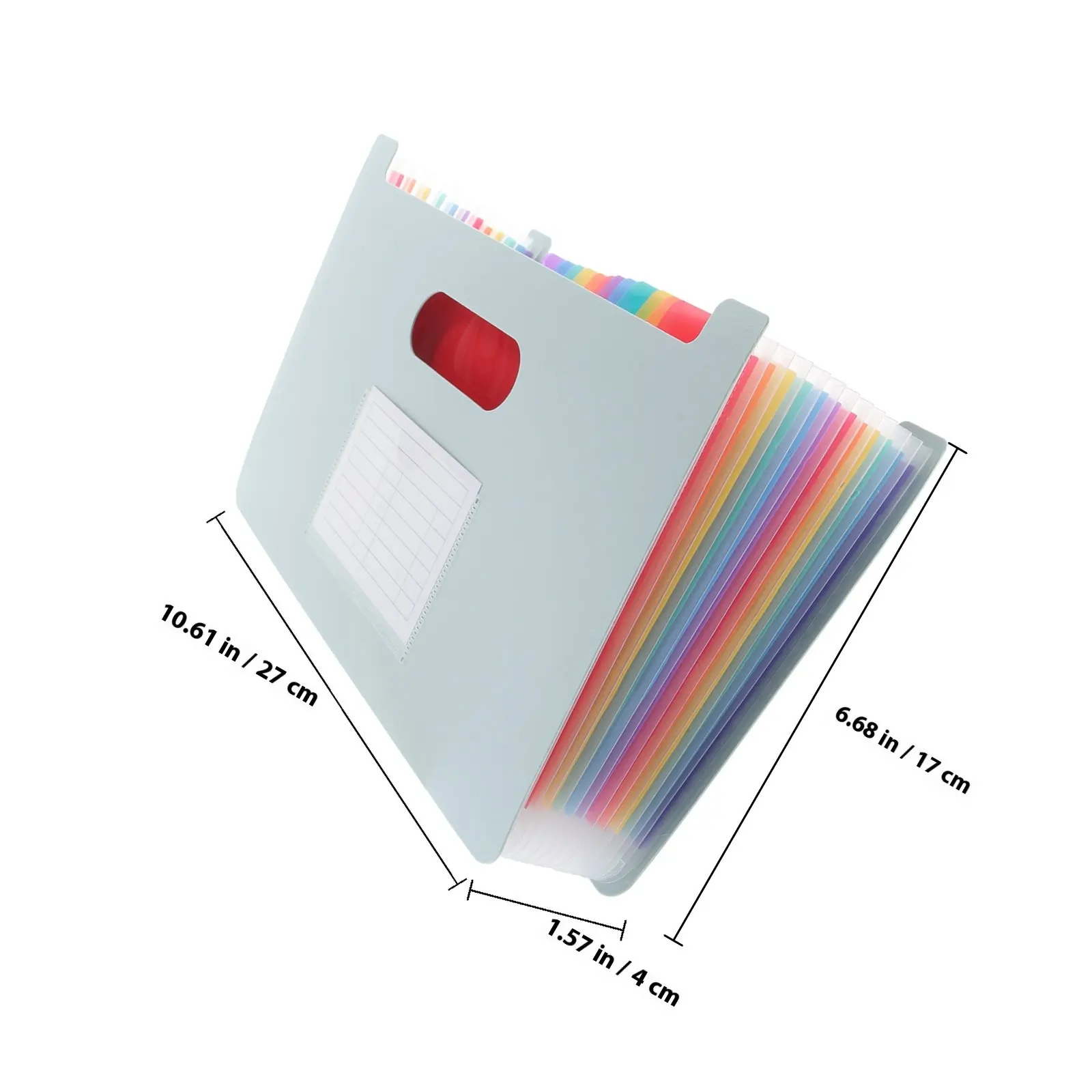 A5 파일 폴더 대용량 휴대용 아코디언 확장형 사무용 문서 정리함 영수증 보관 홀더 다층 파일 가방