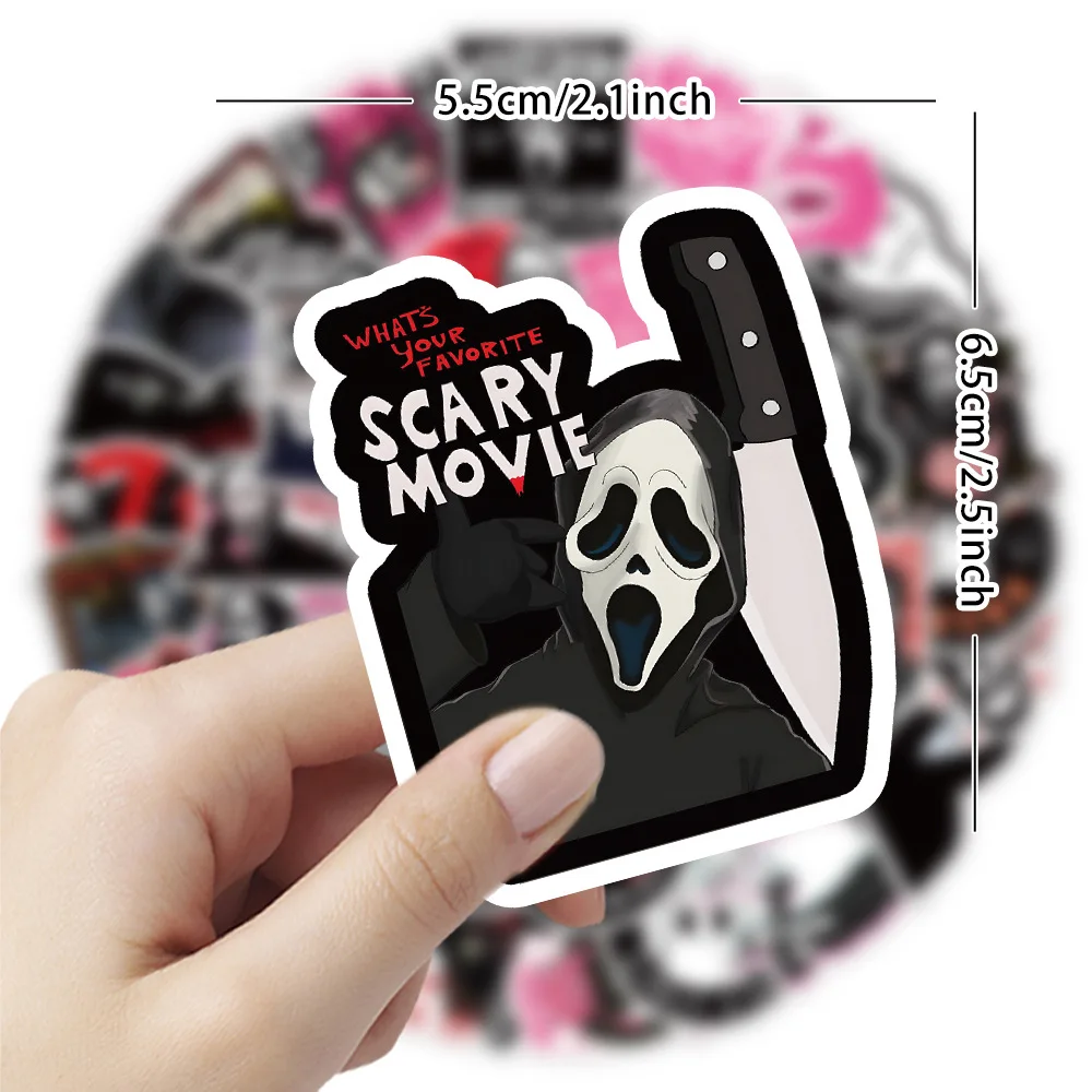 50pcsRiman personalitycute death mobilephone 스티커 스티커방수 이동식 트롤리 케이스 스쿠터 기타DIY장식 스티커