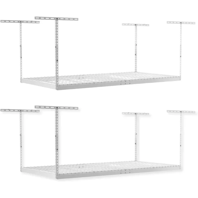 MonsterRax Overhead Garage Storage Rack 2-Pack 4 X 8 tool storage rack garage storage shelves