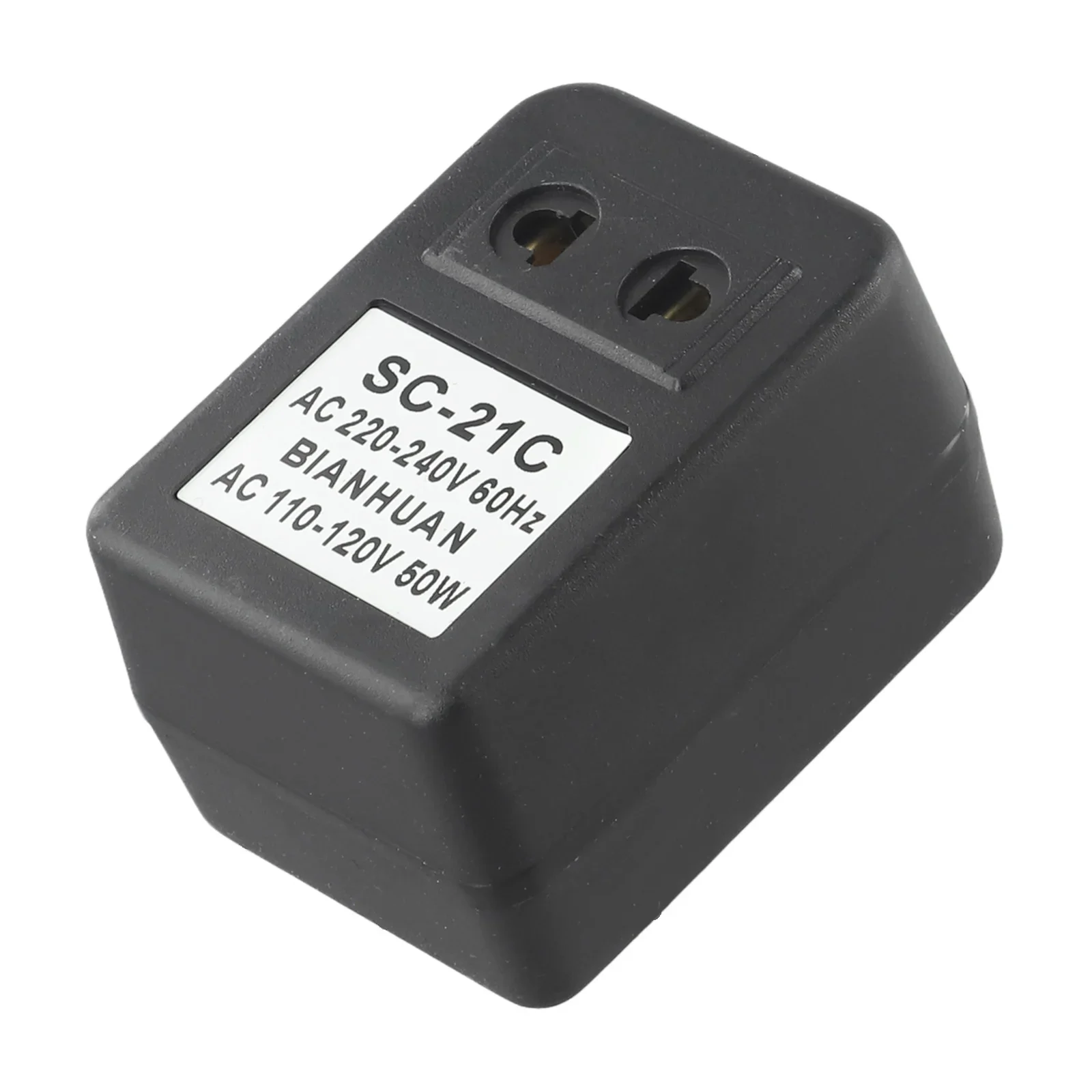Power Adapter Step Down Transformer Travel Adapter AC 220V To 110V Voltage Converter For Electronic Devices Up To 50 WATT 1pcs