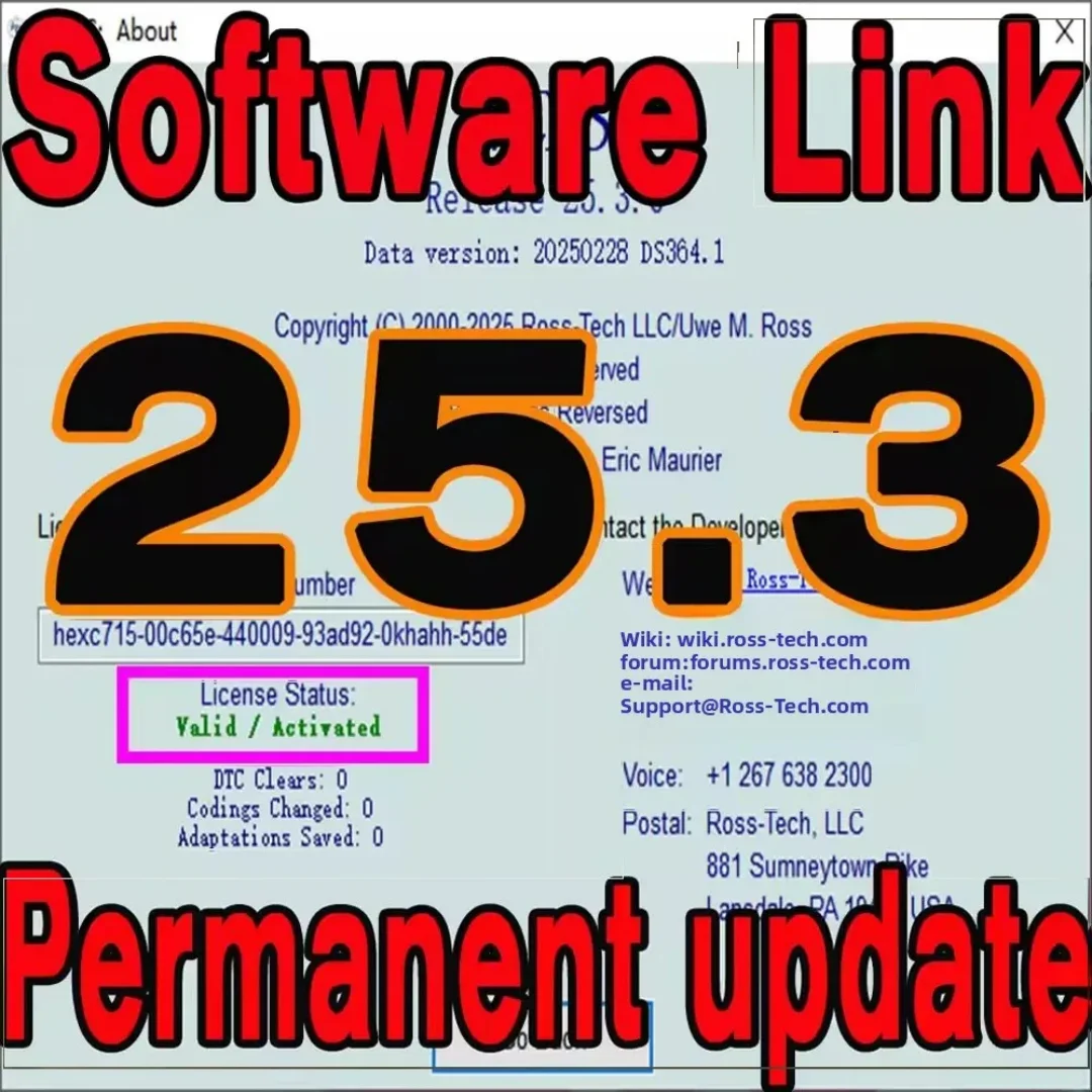 VAG COM VCDS OBD2 mise à jour réparation d'outils multilingue Scanner HEX V2 pour V/W AU/DI Sko/da siège vignes illimités Atmega162 – Image 3