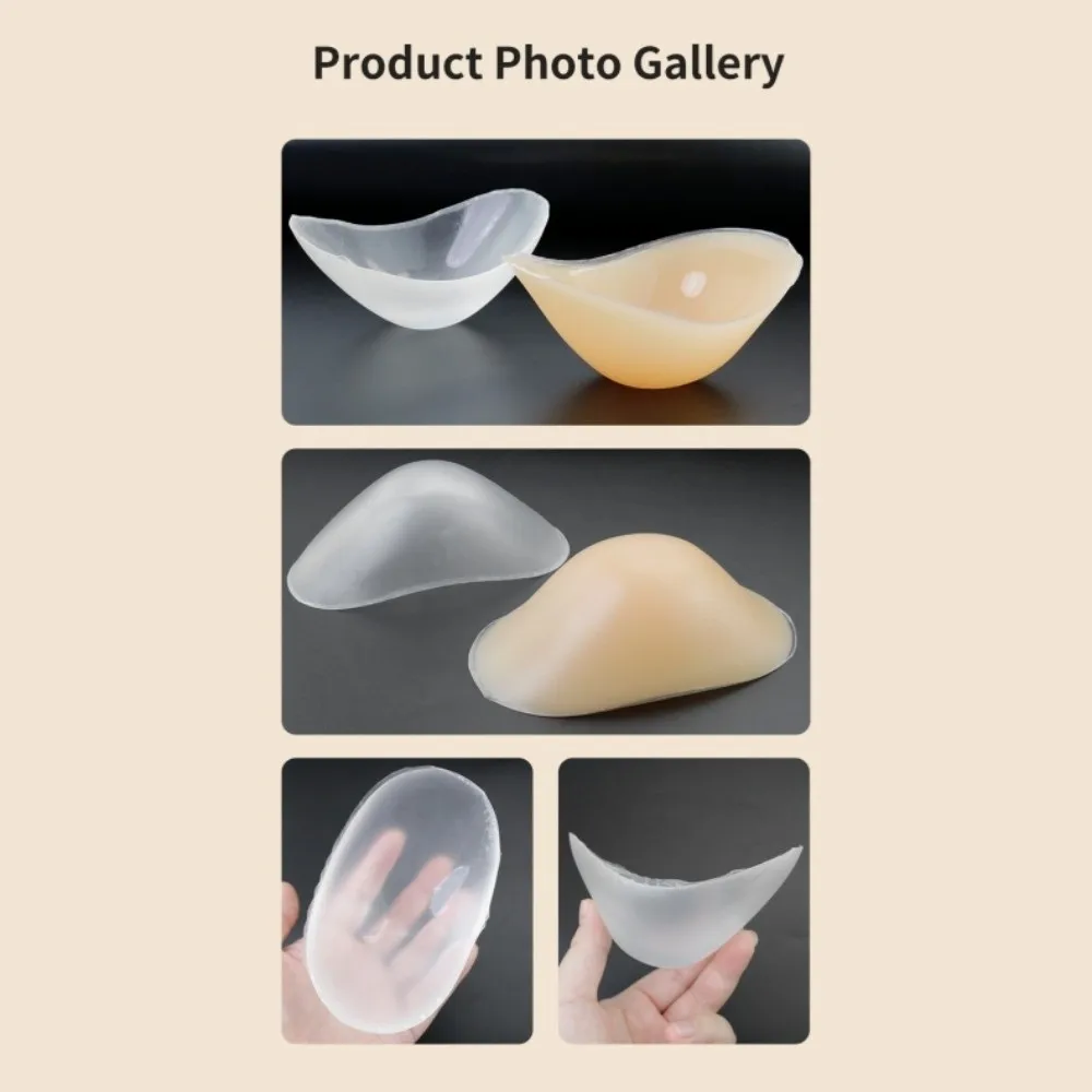 120g 남성용 3D 어깨 패드 탈부착 가능 자가 접착식 투명 어깨 패드 통기성 두꺼운 실리콘 어깨 보호대