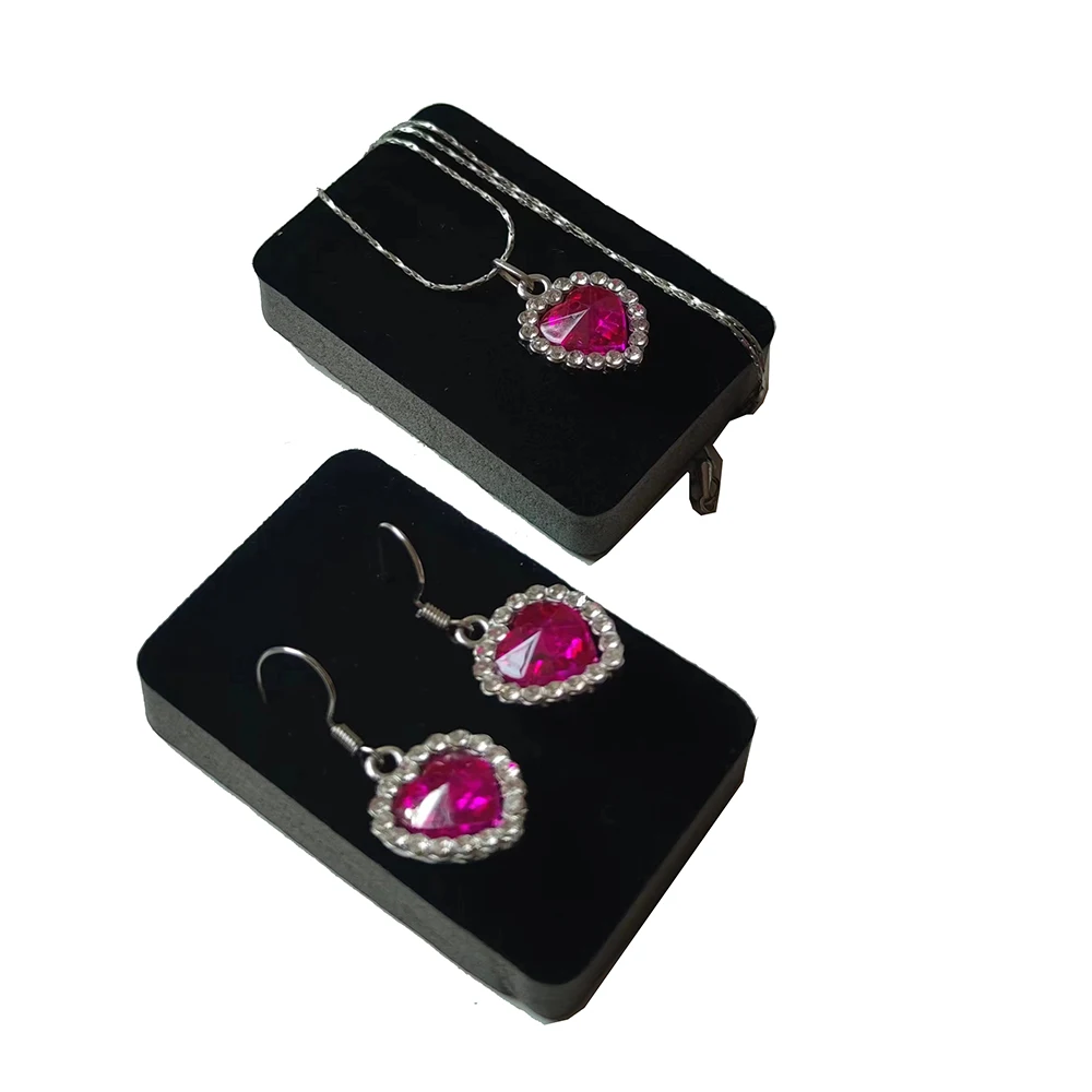 Jewelry Sponge Insert Holder,4Pcs Earring Storage Box Liners Ring Holder Jewelry  Box Inserts Jewelry Supplies 