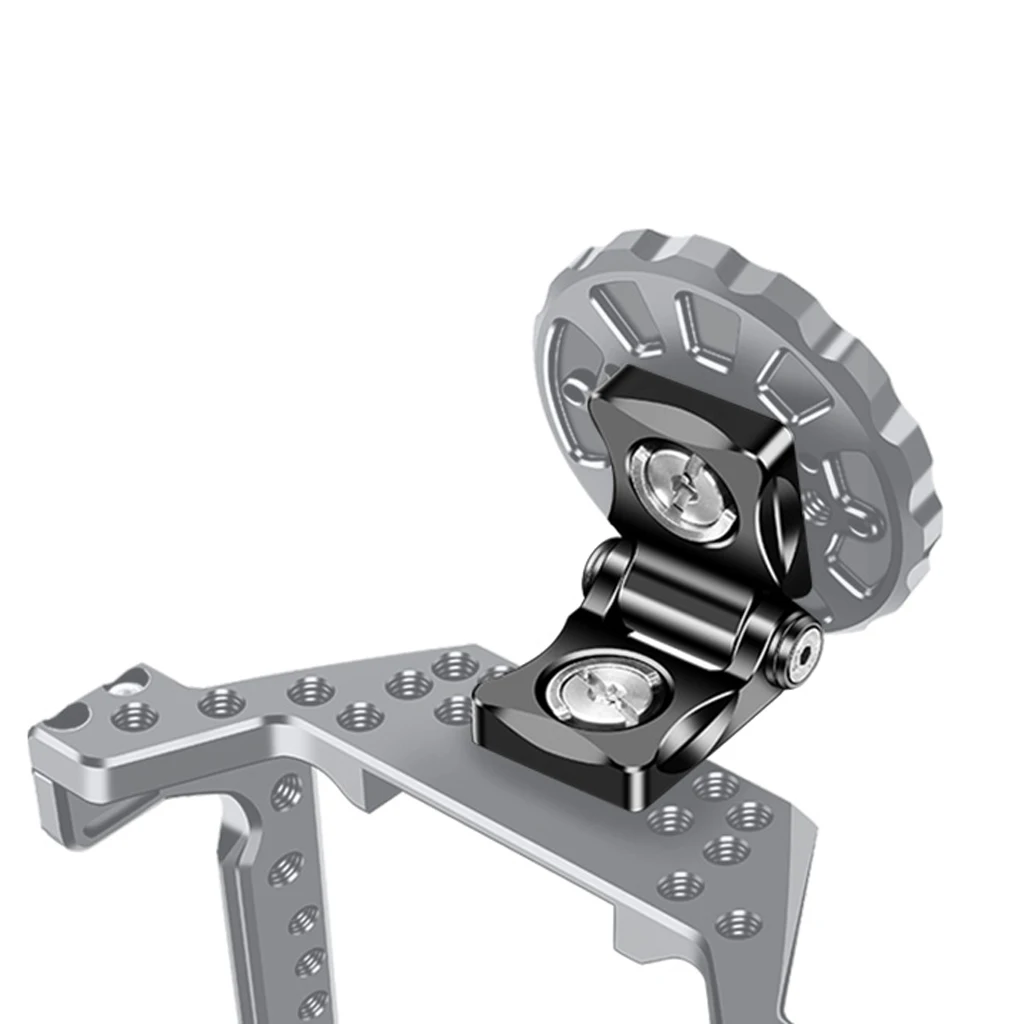 FEICHAO Folding L Plate Arri Positioning Right-Angle Adapter For DJI SDR Transmitter Bracket For Monitor Mount V-mounting Plate camera accessories camera bracket camera mount bracket