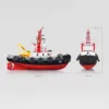 New Heng Long 2.4G RC Boat Fire Fighting Radio Control Water Spray Ship Motor Painted Assembled Model Toys for Boys TH23785 1