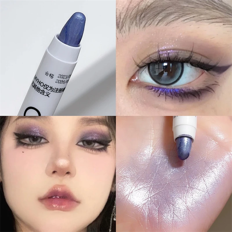 Eyeshadow pen Star Diamond Highlighter Pen Series 608 Highlighter Eye Head Brightening Silkworm Pen Flash Eyeshadow Matte White Pearl