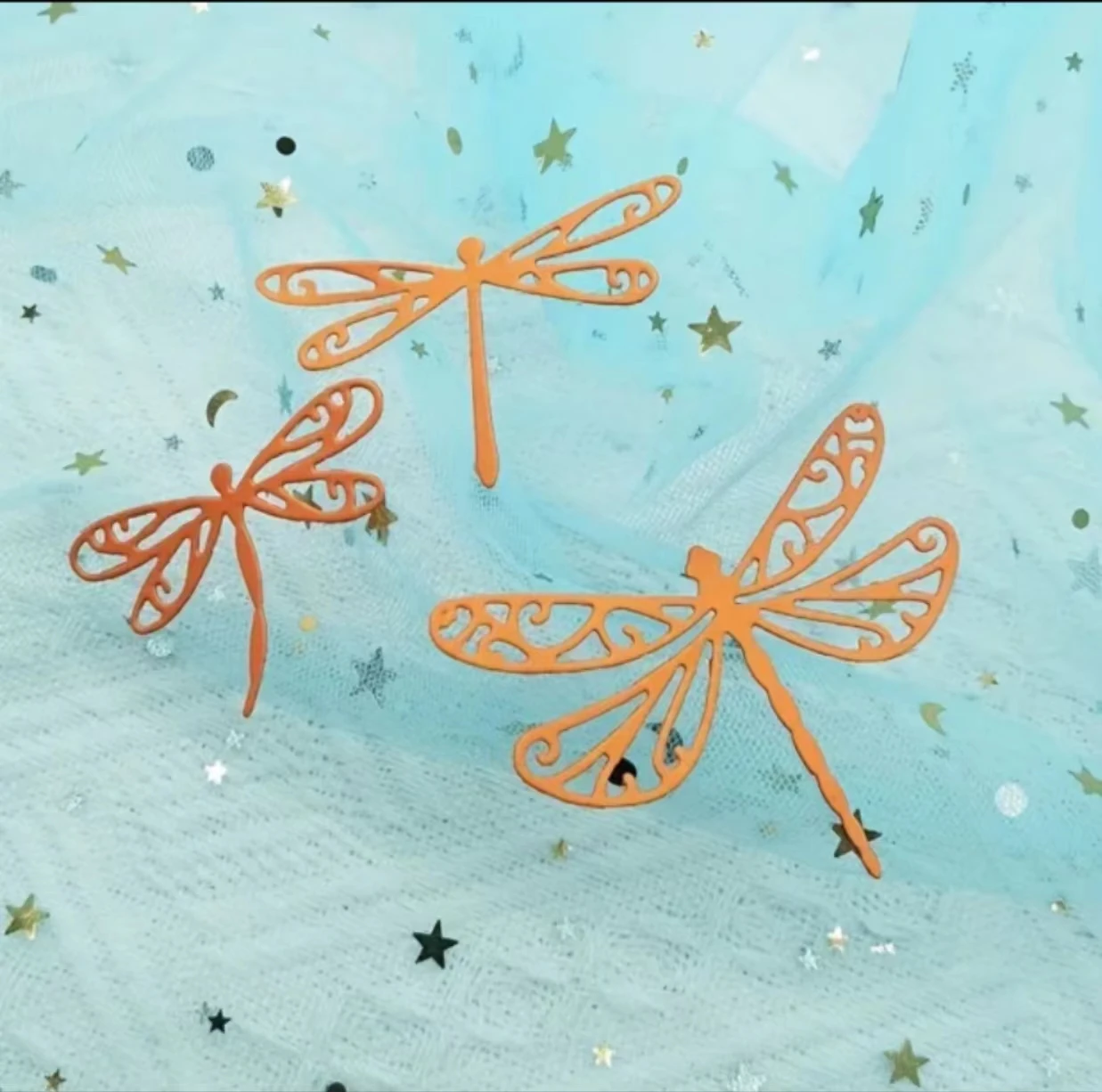 1pc New Dragonfly metal cutting dies For DIY Scrapbooking Decorative Embossing Handcraft Die Cutting Template Mold