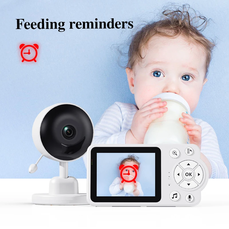 Moniteur intelligent pour bébé, 2.4G, avec détection sonore, moniteur d'interaction vocale et vidéo – Image 4