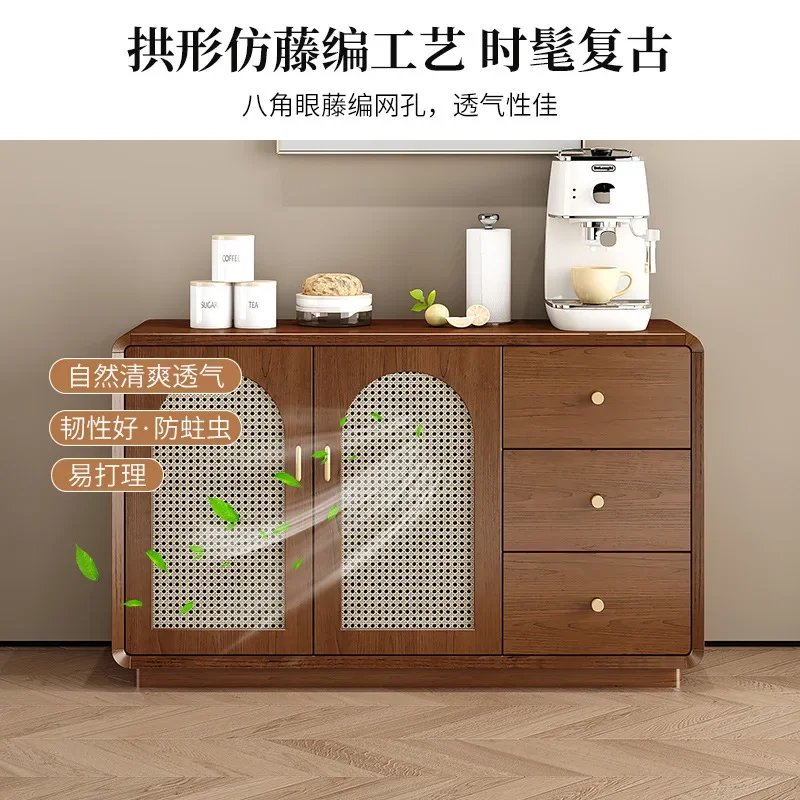 Luxury Sideboard Kitchen et Side Table Coffee Bar Wooden Cabinet Display Shelf Wooden Vine Cuisine Mobile Cucina Furniture