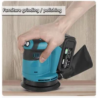 3 Speed Random Orbit Electric Sander 125mm Sandpaper Wood Grinder Polishing Machine Sander Power Tools For Makita 18V Battery 2