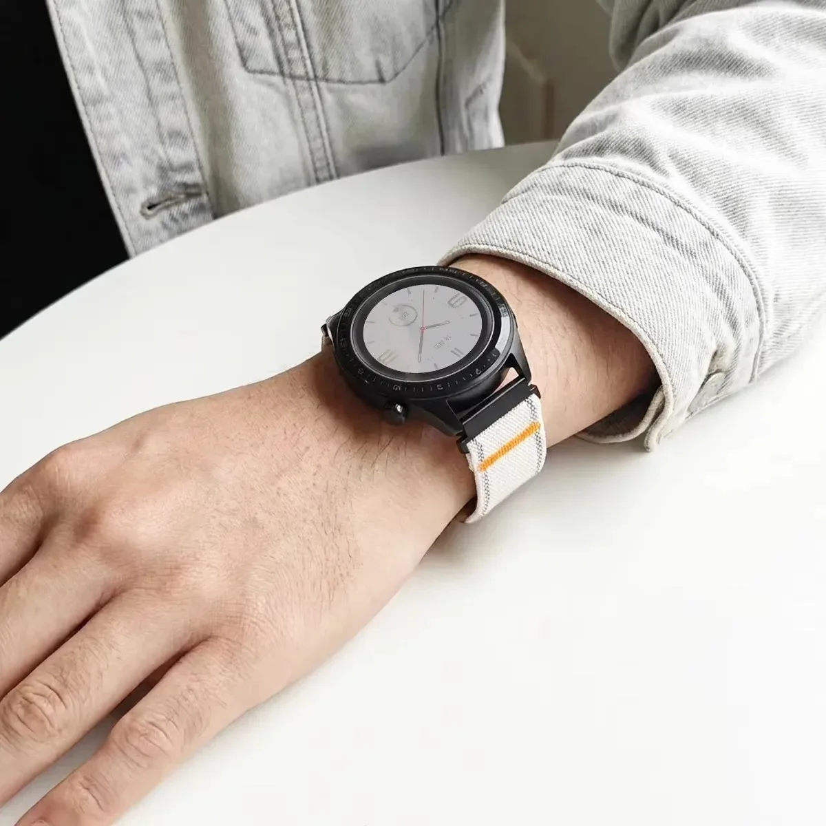 Nylon Watch Strap - Versatile 20mm/22mm Band, Compatible with Multiple Garmin Models