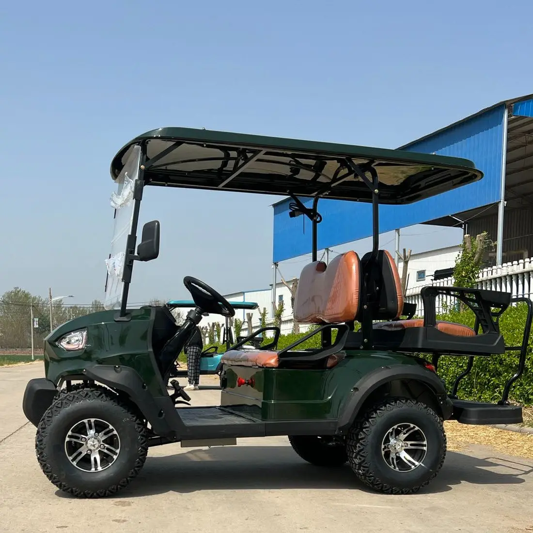 

With Solar Panel Long Battery 4 6 Seats 72V Lithium Battery 4-6 Passengers Electric Off Road Club Car for Sale Buggy Golf Cart