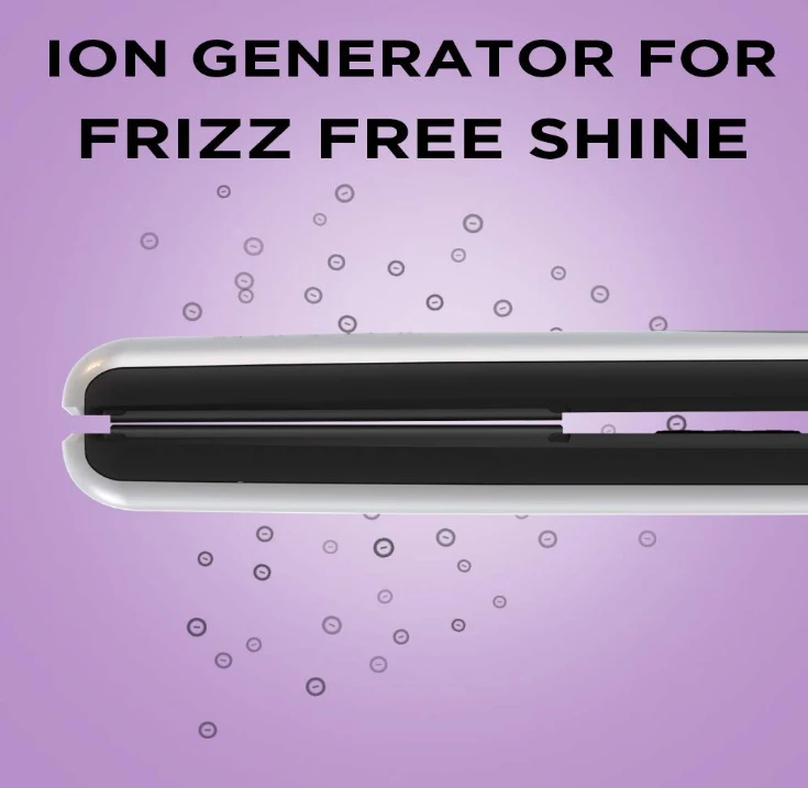 Hair Iron 1 inch ionic Ceramic Hair Straightener Professional iron with LED digital and temperature control 2