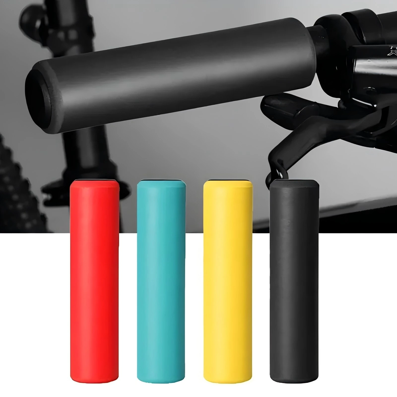 Bicycle Grips Sponge Soft Colorful for Mountain Bike Anti Skid Shock Handlebar Cover MTB Accessorie