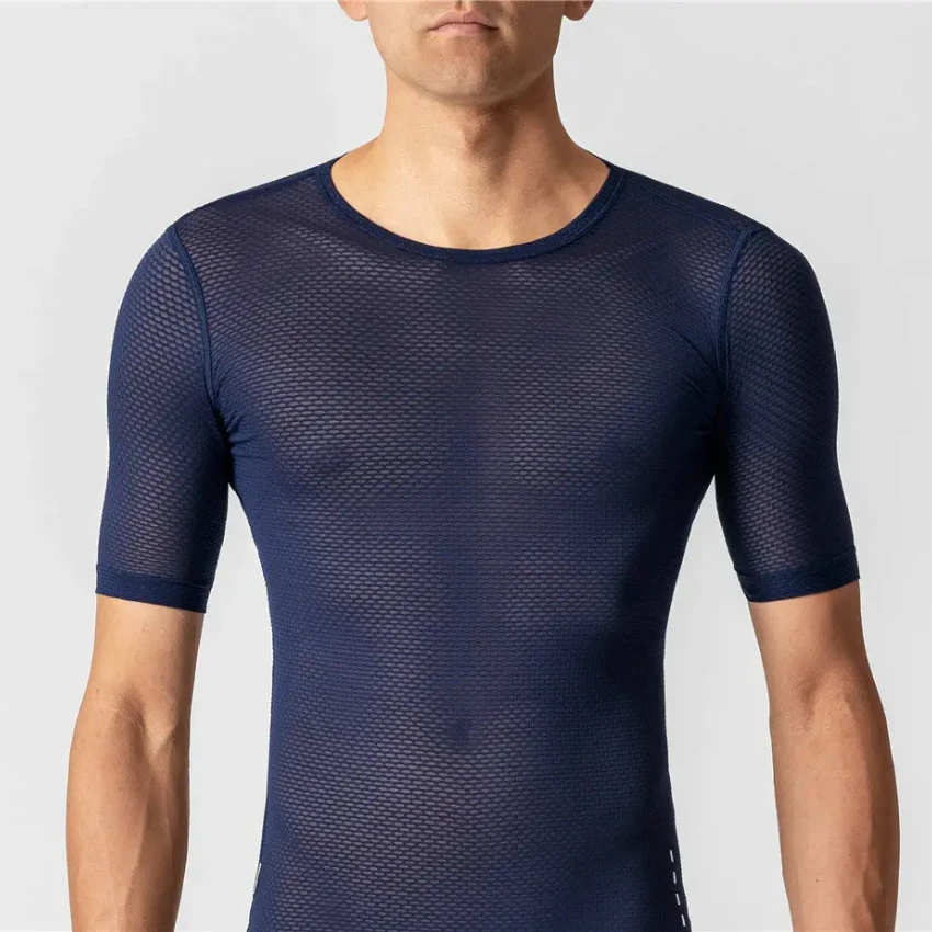Newest Mesh Base Layer Cycling lightweight breathable Road MTB Bike Cycling Underwear Quick dry under vest Bike Shirt men