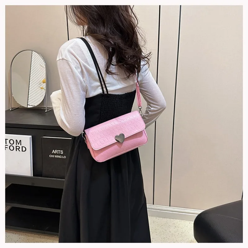 Women's Autumn New Crossbody Bag Fashion Small Luxury Brand Designer Shoulder Bag Trend Simple Small Square Female Shoulder Bag