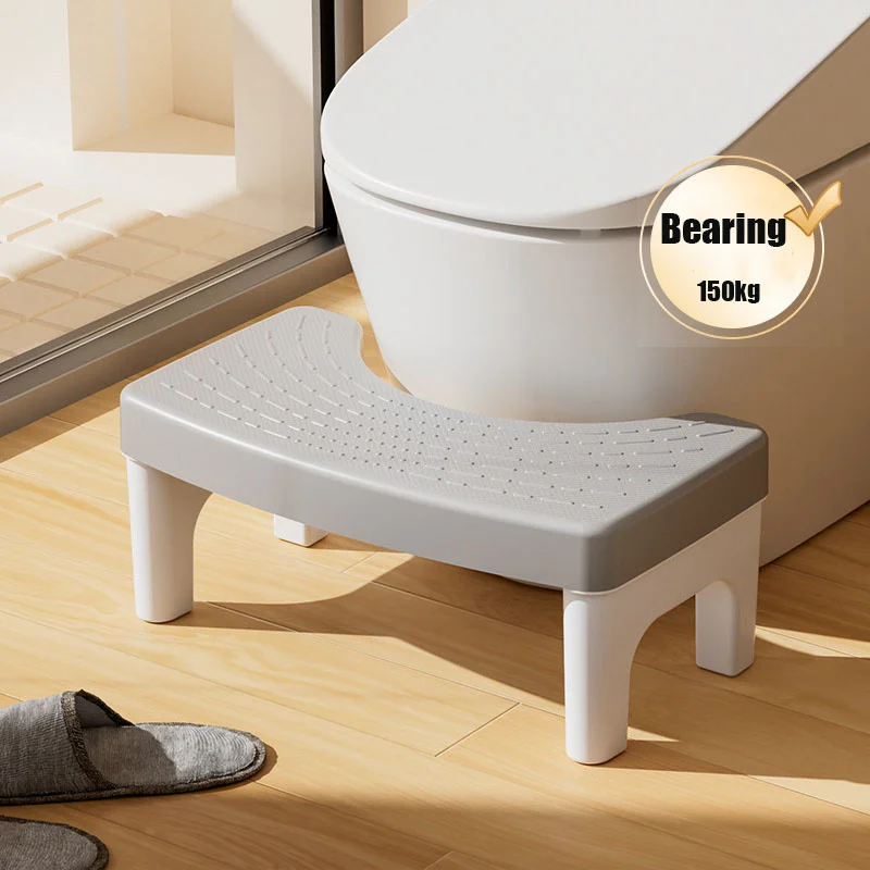 Collapsible Toilet Foot Stool Household Treatment Constipation Squatting Toilet Step Stool Non Skid Baby Potty Auxiliary Chair