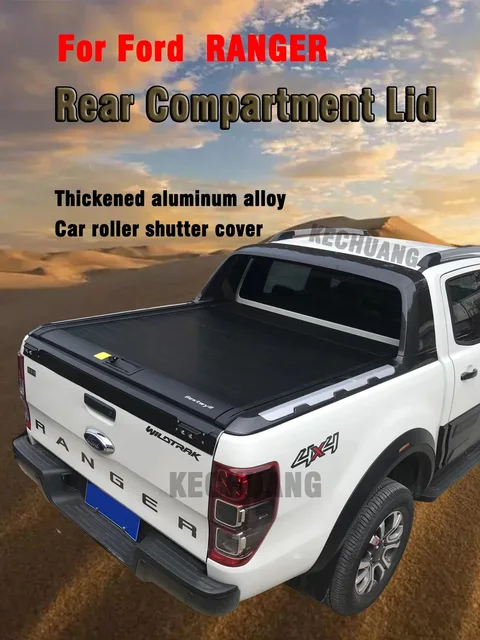 Couverture de tonneau de camion pick-up sur mesure, protecteur de lit de  camion, protection anti-oxydation en aluminium, à trois volets, pour Ford  Ranger Raptor - AliExpress